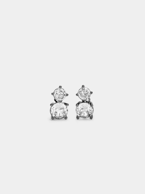 Short Earrings With Zirconia 228605 — image 1