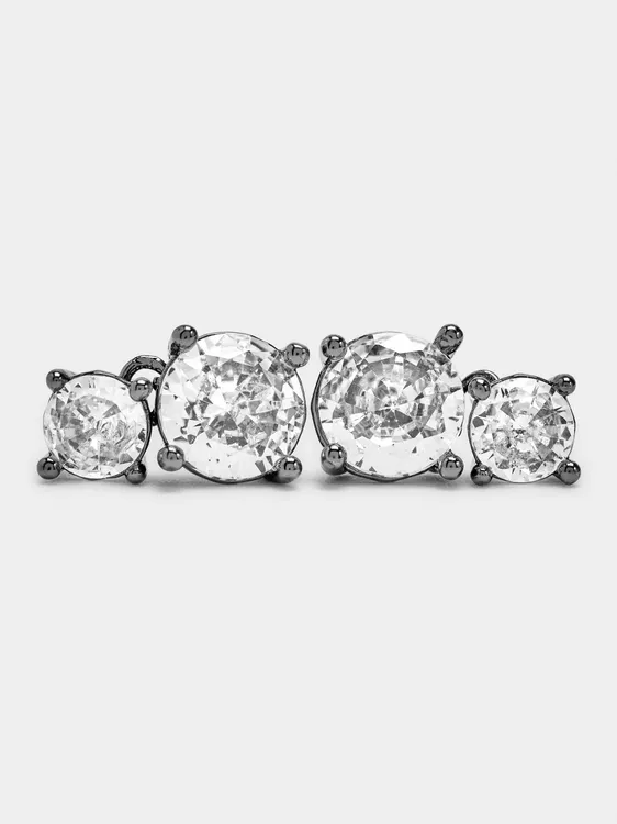 Short Earrings With Zirconia 228605 — image 2