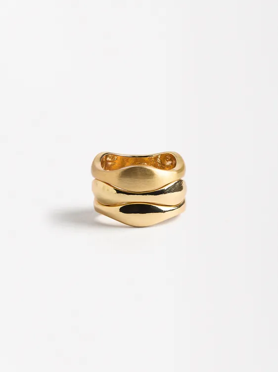 Set Of Wavy Rings 228684 — image 1