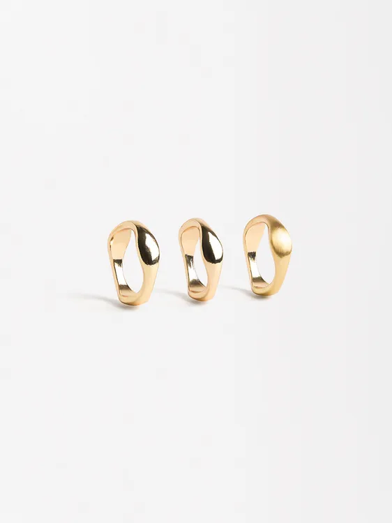 Set Of Wavy Rings 228684 — image 2