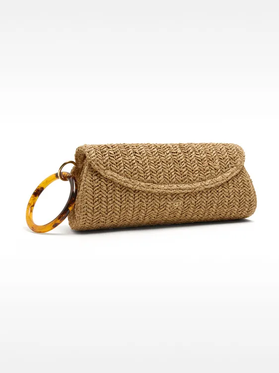 Handbag With Straw Effect And Flap 232265 — image 2