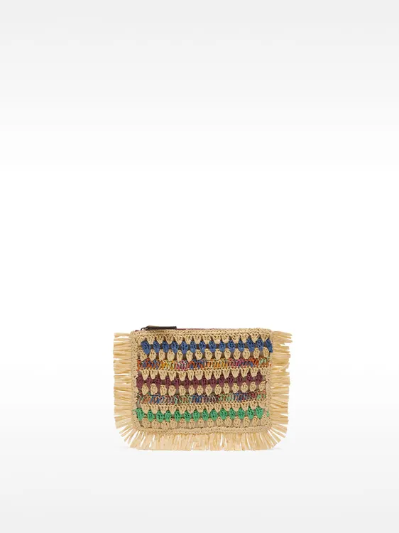 Handbag With Multicolor Straw Effect 233249 — image 1