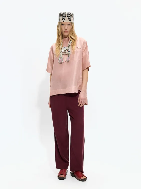 Fluid Trousers Made From 100% Lyocell 234183 — image 1