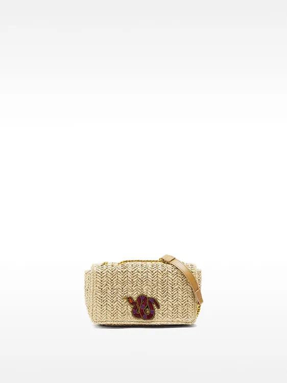 Shoulder Bag With Straw Effect 234353 — image 3