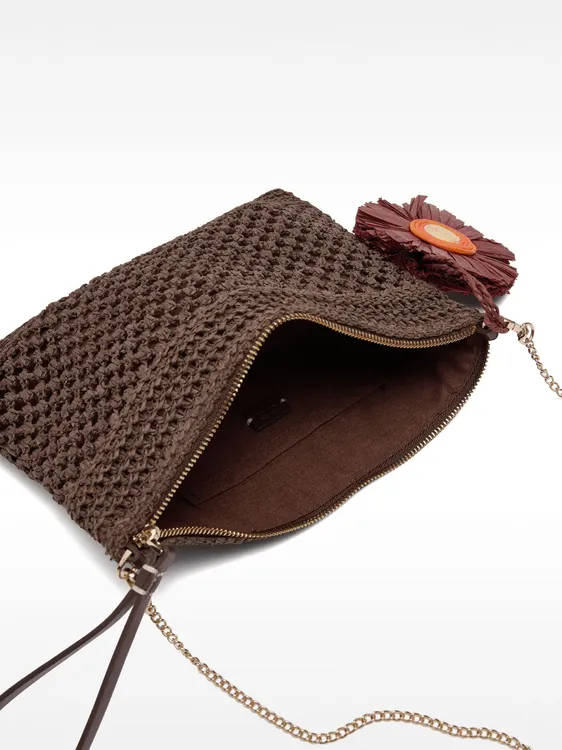 Straw-Effect Envelope Handbag 234760 — image 2