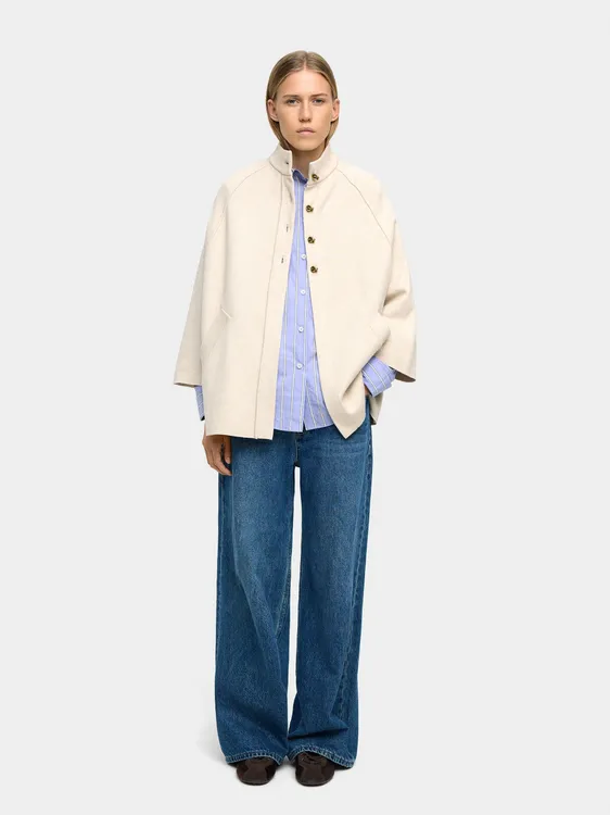 Knit Poncho With High Neck 237350 — image 1