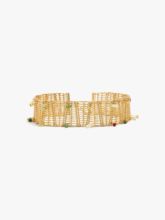 Braided Choker With Stones 237361 — image 1