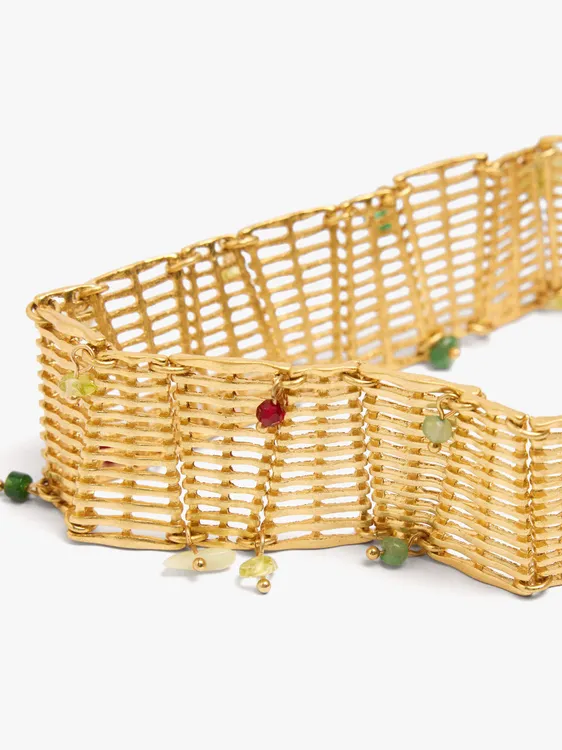 Braided Choker With Stones 237361 — image 2