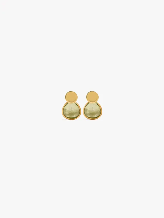 Ear Jacket Earrings With Resin 237397 — image 1