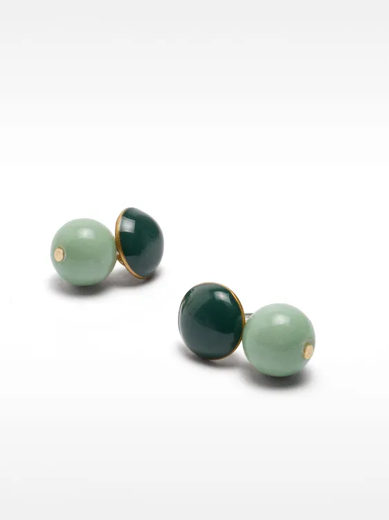 Short Earrings With Stones 238609 — image 1