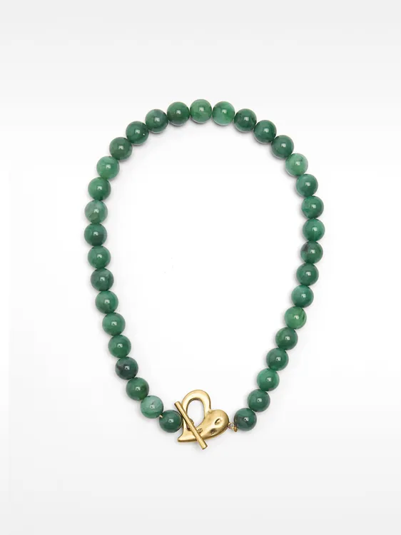 Short Necklace With Beads Stone Effect 238720 — image 1