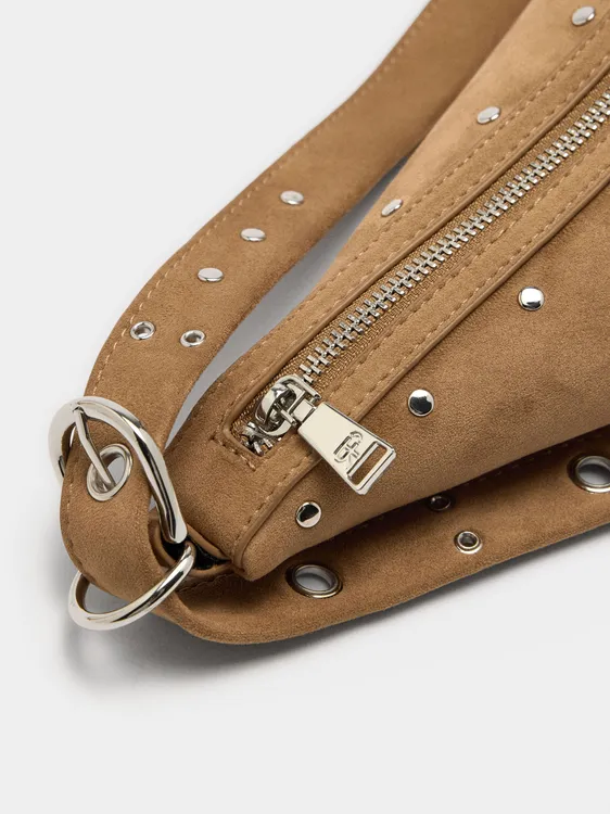 Asymmetric Shoulder Bag With Studs 239149 — image 1