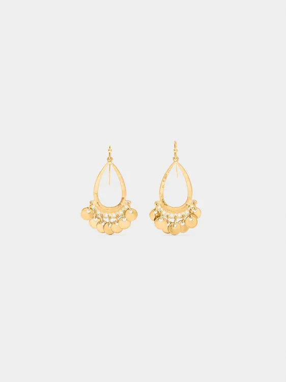 Drop Earrings With Medals 239177 — image 2