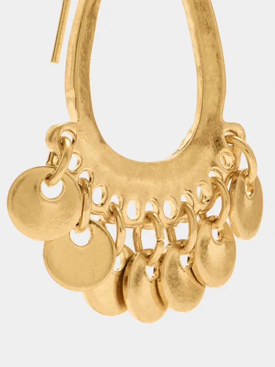 Drop Earrings With Medals 239177 — image 1