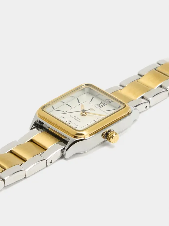 Bicolor Watch With Stainless Steel Bracelet 240243 — image 1