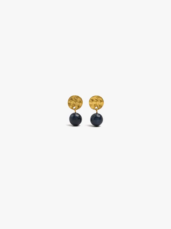 Short Earrings With Bead 240994 — image 2