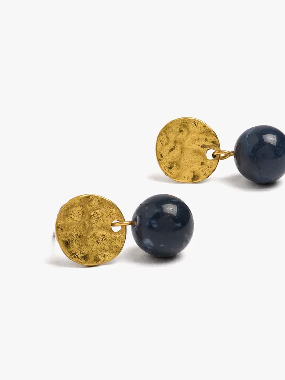 Short Earrings With Bead 240994 — image 1
