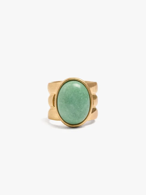 Oval Ring With Stone 241015 — image 1