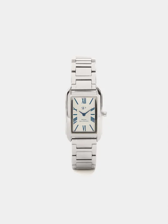 Rectangular Watch With Stainless Steel Bracelet 241218 — image 3