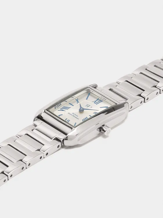 Rectangular Watch With Stainless Steel Bracelet 241218 — image 4