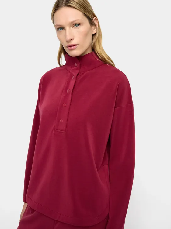 Sweatshirt With Buttons Soft Touch 241805 — image 1