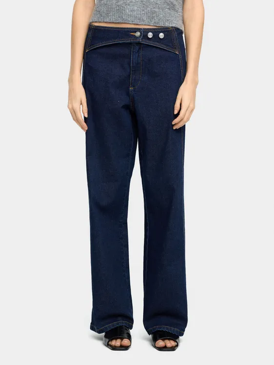 Jeans With Overlap Closure 242001 — image 1