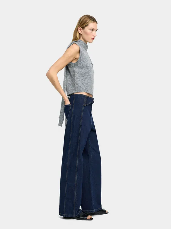 Jeans With Overlap Closure 242001 — image 4