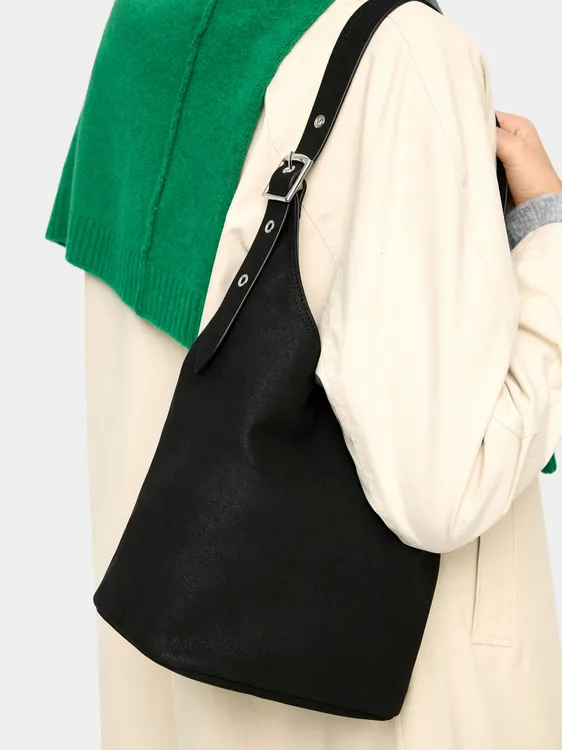 Shoulder Bag With Leather-Effect 242463 — image 1