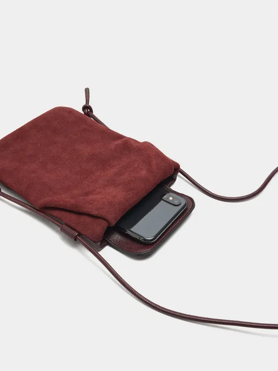 Mobile Phone Bag With Leather Details 242663 — image 1
