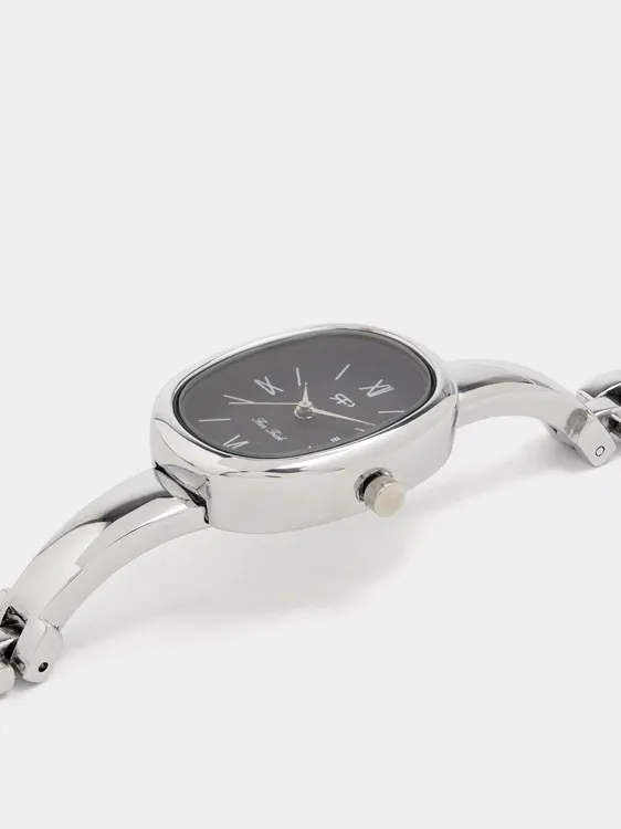 Oval Watch With Stainless Steel Bracelet 243087 — image 1