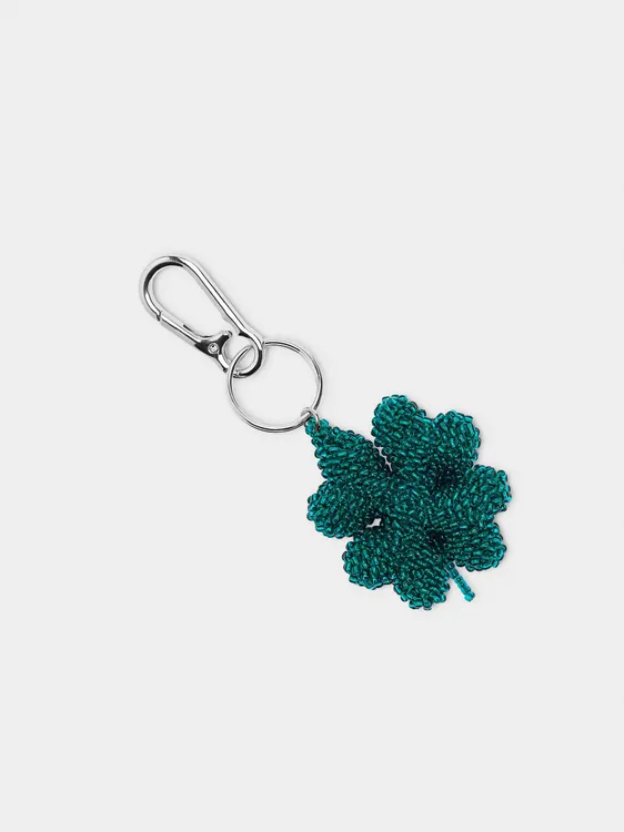 Keychain Charm Clover With Beads 243145 — image 1
