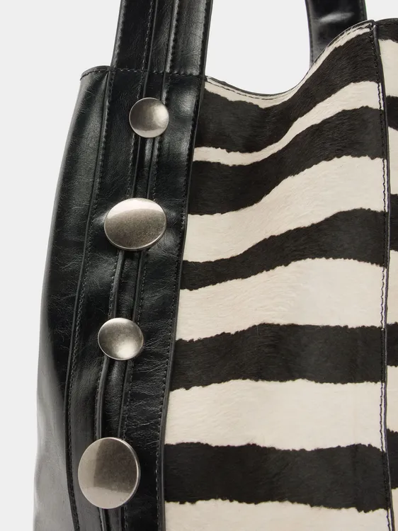 Handbag With Leather Details 243166 — image 4