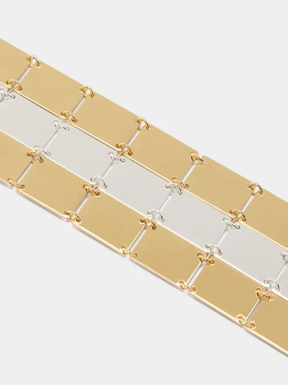 Bicolor Choker With Rectangles 243267 — image 2