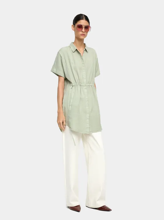 Shirt Dress With 100% Lyocell 243516 — image 3