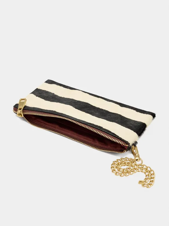 Multi-Purpose Leather Pouch With Contrast 243748 — image 2