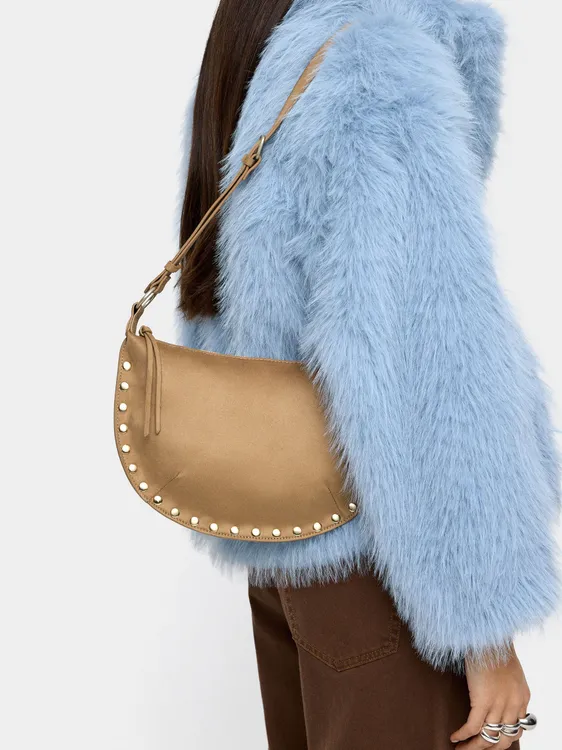 Shoulder Bag With Leather-Effect Studs 243825 — image 1