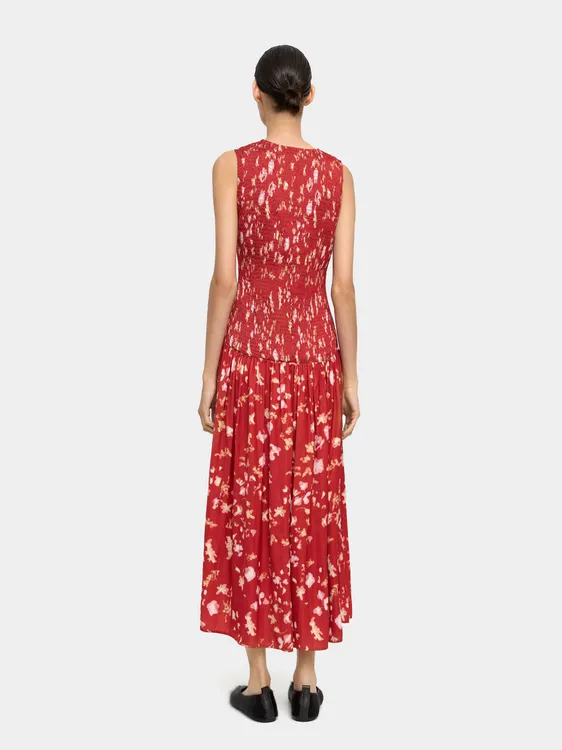 Long Printed Dress 244117 — image 4