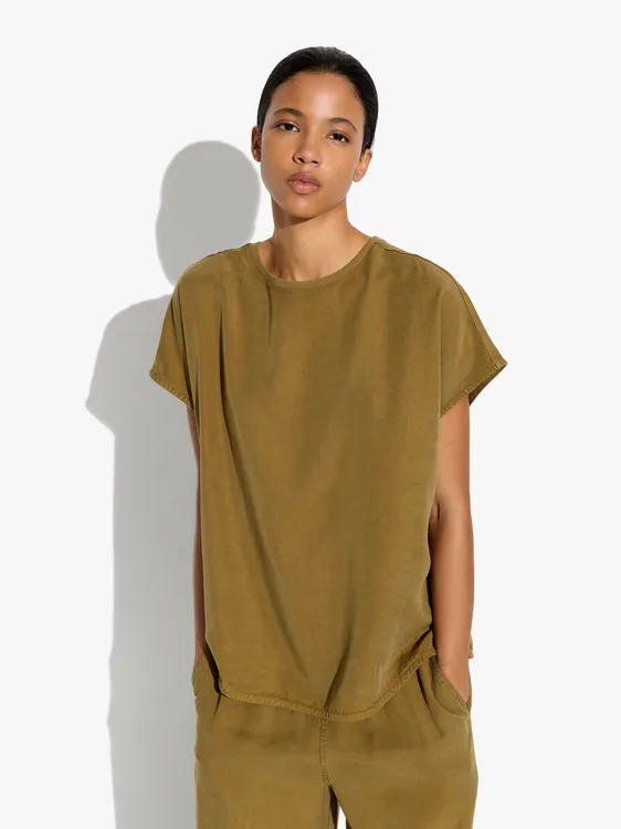 100% Lyocell Plain T-Shirt 244400 — image 3