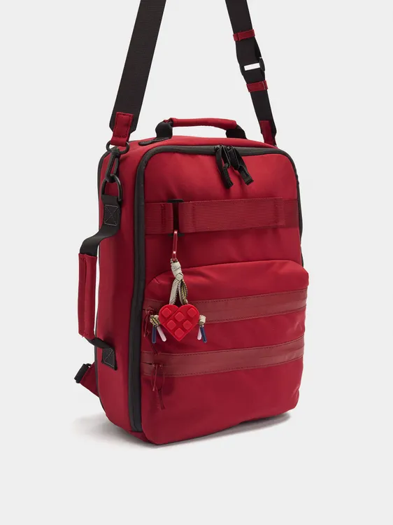 Cabin Backpack In Nylon With Heart Charm 244470 — image 2