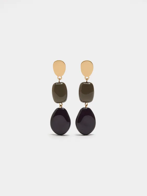 Long Earrings With Stone Effect 244908 — image 2