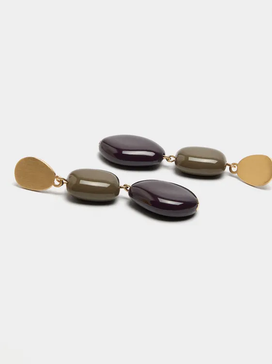 Long Earrings With Stone Effect 244908 — image 1
