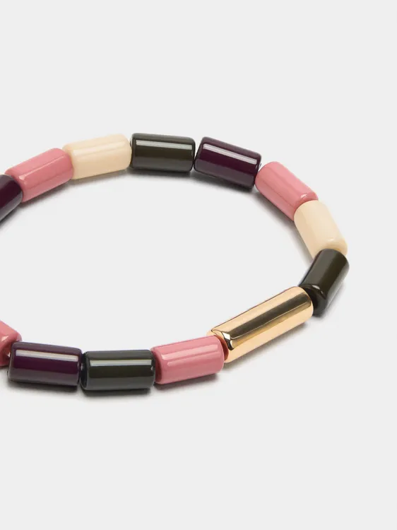 Elastic Bracelet With Cylindrical Beads 244917 — image 3