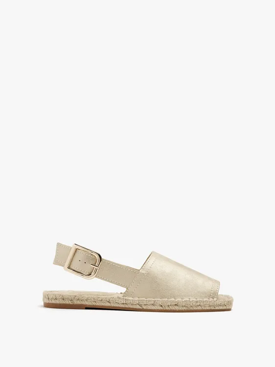 Metallic Espadrilles With Buckle 245027 — image 3