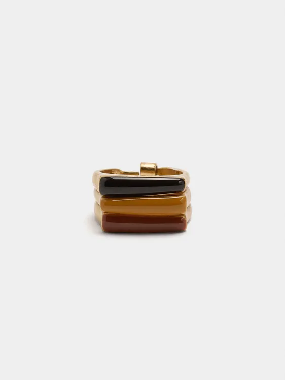 Triple Ring With Enamel 245080 — image 2