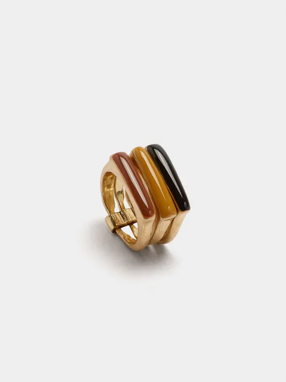 Triple Ring With Enamel 245080 — image 1