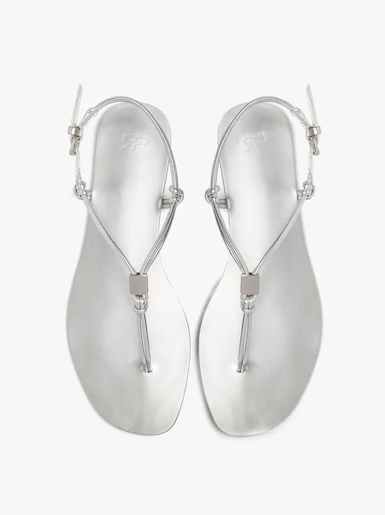Flat Thong Sandals With Straps 245142 — image 1