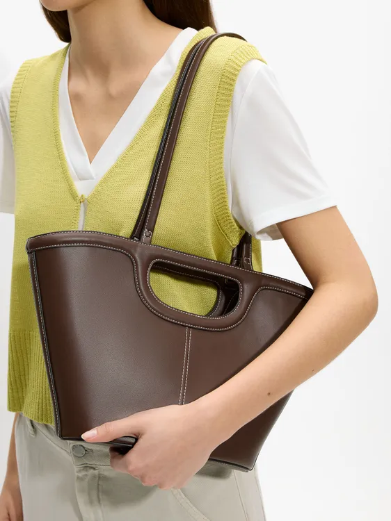 Plain Tote Bag With Removable Pouch 245208 — image 3