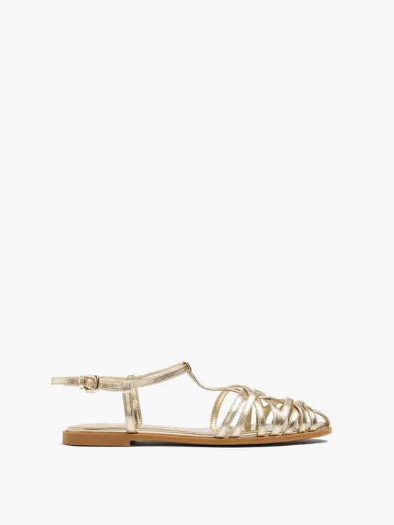 Flat Sandals With Braided Straps 245294 — image 3