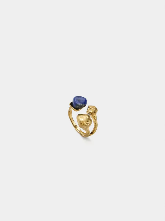 Open Ring With A Stone 245357 — image 1