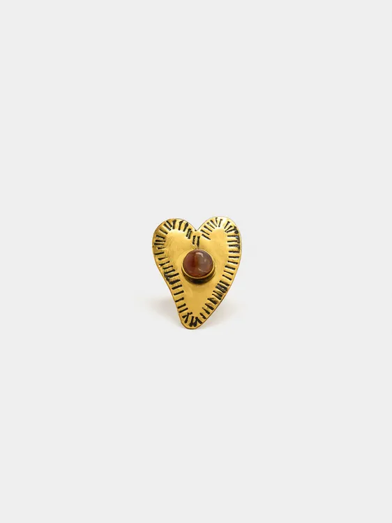 Heart Ring With Stone 245454 — image 2